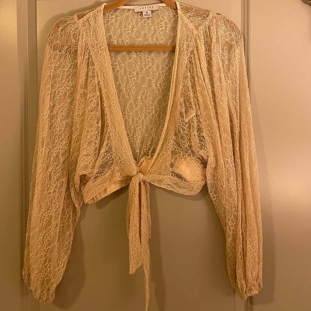 Sheer detailed top